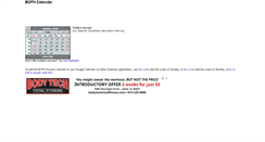 Desktop Screenshot of bofhcalendar.com