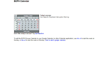 Tablet Screenshot of bofhcalendar.com